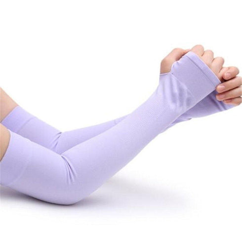 AussieSuperStore Homeware Supplies Sun Protection Arm Cooling Sleeve Purple -1 Pair Sun Protection Arm Cooling Sleeve Purple -1 Pair | Solar Sleeves CBSUNSCREENSLEEVEPUR